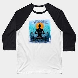 Meditation is Listening to Divine Within Baseball T-Shirt